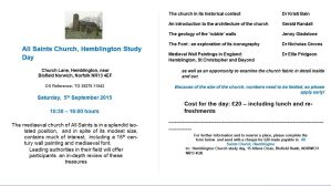 Hemblington Study Day Flyer